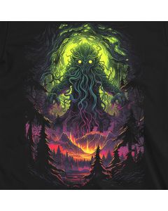 Cthulhu T-Shirt Emerging Cotopaxi Volcano Arboreal Forest