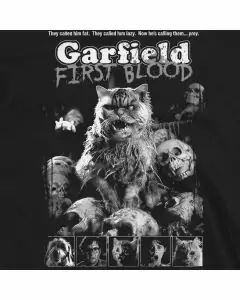 Garfield First Blood Tribute T-shirt