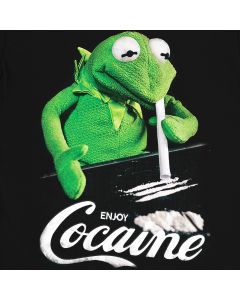 Enjoy-Cocaine-Frog T-Shirt | Cocaine Cult Logo Drug Fun Graphic Shirt