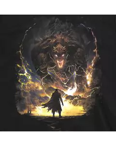 Owlbear Pyromancer The Planet vs Galaxy T-Shirt