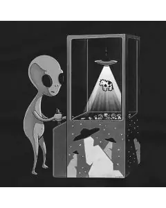 Space Cows Alien НЛО Тениска