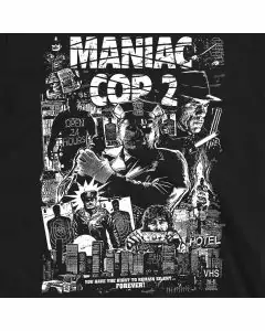 urban nightmare tribute maniac cop 2 t-shirt sm