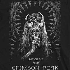 beware of crimson peak printed t-shirt sm