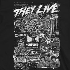 cinematic conspiracy graphic tee they live sm