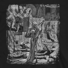 Танцът на Смъртта – Алфред Ретхел 1851 Тениска