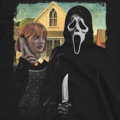 Ghostface American Gothic Пародия Писък Тениска