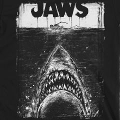 great white tribute jaws t-shirt sm