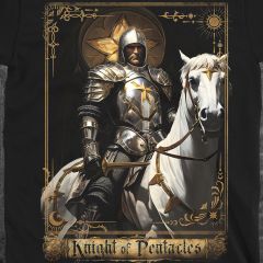 Крал Пентакли Таро Тениска | Стабилност и Сигурност | King Of Pentacles