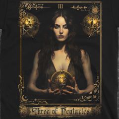 Тройка Пентакли Таро Тениска | Споделени Цели | Three Of Pentacles