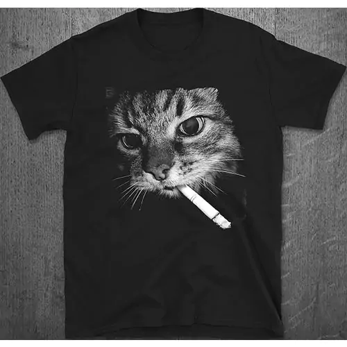 Котка Бунтар Тениска | Иронична и Забавна Котешка Визия