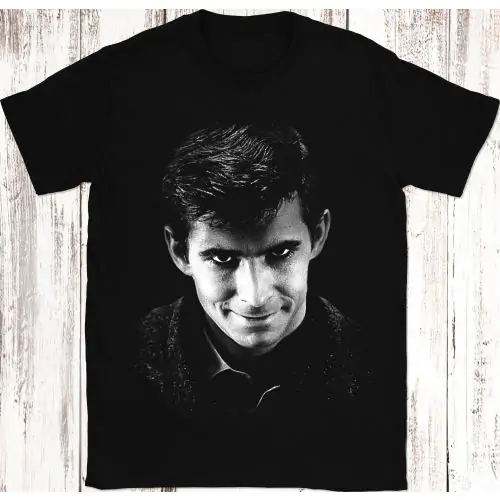 Norman Bates Vintage T-Shirt | Psycho 1960 Hitchcock's Classic Horror Movie Tee